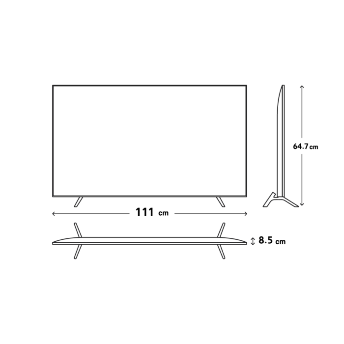 شاشة ام تي سي 50 بوصة سمارت 4K-UHD LED