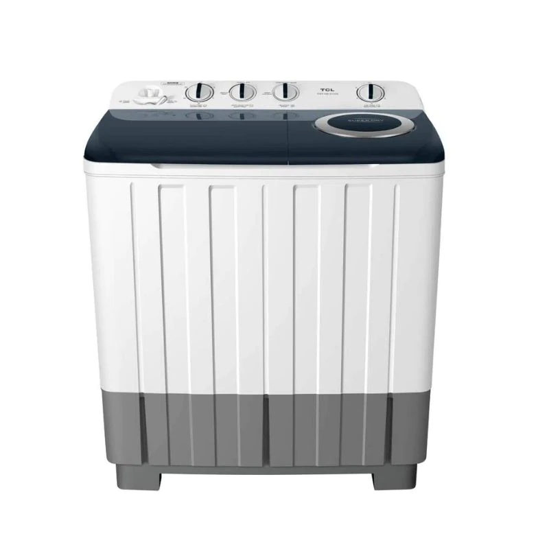 غسالة حوضين تي سي ال 10 كيلو أبيض