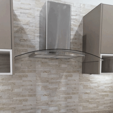 شفاط زجاج ماستر جاز 90 سم 3 سرعات ايطالي