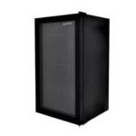 ثلاجه باب واحد بيسك 2.2 قدم زجاج اسود